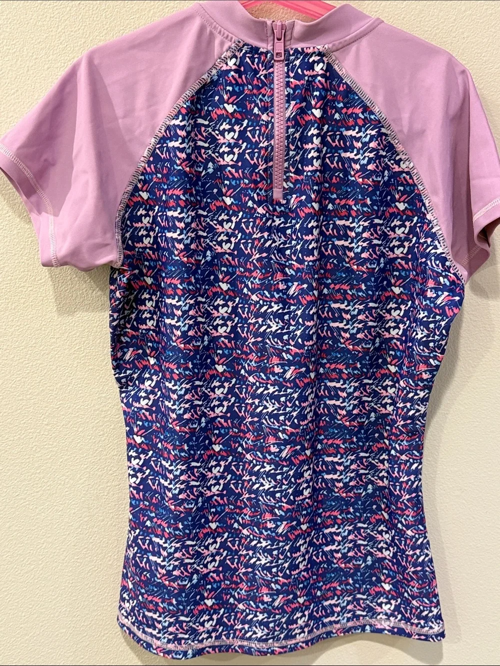 Eddie Bauer Girls 4 Piece Reversible Swim Set in Purple 14/16